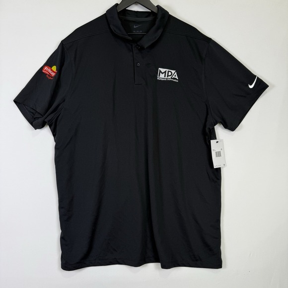 Nike Polo Shirt Men's XXL Black Embroidered Logo Frito Lay MPA BV6042-010 New - Picture 1 of 9